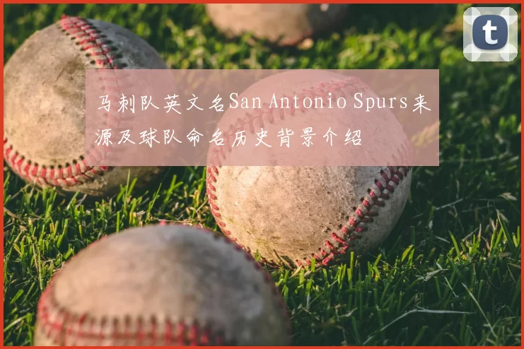 马刺队英文名San Antonio Spurs来源及球队命名历史背景介绍