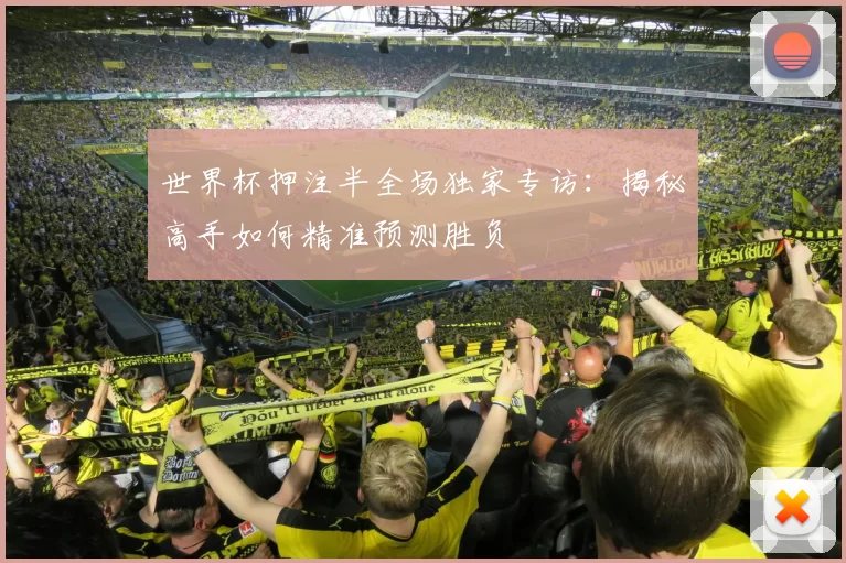 世界杯押注半全场独家专访:揭秘高手如何精准预测胜负